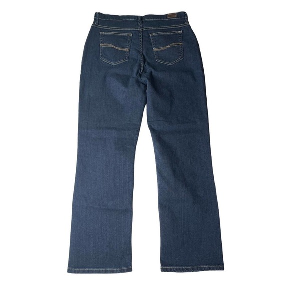 Womens Riders By Lee Blue Denim Jeans Relaxed Fit Straight Leg Stretch Size 16P - Picture 5 of 6
